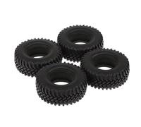 QWHTYO RC Car Tires Tyre Rims Compatible With Axial For SCX10 For AXI03007 For D90 D110 For Tamiya For CC01 1:10 RC Crawler Car 100MM Rubber 1.9 Wheel Tires
