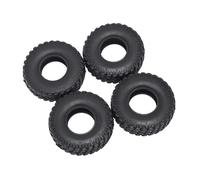 QWHTYO RC Car Tires Tyre Rims Compatible With Axial For SCX24 90081 For AXI00002 1/24 RC Crawler Car Upgrade Parts 48mm 1.0 Soft Rubber Wheel Tires Tyre 4PCS(B-53mm)
