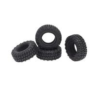 QWHTYO RC Car Tires Tyre Rims Compatible With Axial For SCX24 90081 For AXI00002 1/24 RC Crawler Car Upgrade Parts 48mm 1.0 Soft Rubber Wheel Tires Tyre 4PCS(A-48mm)