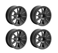 QWHTYO RC Car Tires Tyre Rims Compatible With DGX For Sakura For Tamiya 1/10 RC Cars Upgrade Part Off-Road For Model 4PCS 24mm Hub Wheel Rim Tires Tyre