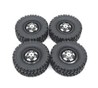 QWHTYO RC Car Tires Tyre Rims Compatible With MN For MN82 LC79 For MN78 D90 D91 1:12 Plastic Wear-resistant Wheel Rims Tyre Wear-resistant Rc Wheel Rims Tyre(Black)