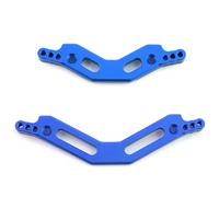QWHTYO RC Spare Part For Arrma 1/10 For Kraton For Granite Big For Rock For Senton For Vorteks For Outcast 4x4 3s For Blx Metal Front Rear Shock Tower RC Car Upgrades Parts(Blue)