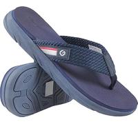 QWICK-FIT LTD Mens Memory Foam Lightweight Slip ON Summer Beach Pool Sandals FLIP Flops Sliders Mules (Navy, UK_Footwear_Size_System, Adult, Men, Numeric, Medium, Numeric_6)