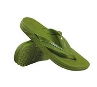 QWICK-FIT MENS FLIP FLOPS SUMMER SANDALS TOE POST CASUAL MULE LIGHTWEIGHT BEACH POOL SHOWER FLIP FLOPS GYM (GREEN, uk_footwear_size_system, adult, men, numeric, medium, numeric_9)