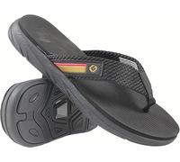 QWICK-FIT Mens Memory Foam Lightweight Slip ON Summer Beach Pool Sandals FLIP Flops Sliders Mules (Black, UK_Footwear_Size_System, Adult, Men, Numeric, Medium, Numeric_7)
