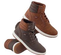 QWICK-FIT Mens Walking Hiking Memory Foam Lace Up Casual Ankle Boots Trainers Outdoor Trekking Shoes (BROWN, uk_footwear_size_system, adult, men, numeric, medium, numeric_8_point_5)