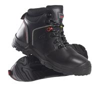 QWICK-FIT Wurth Modyf Chukka Work Boots Safety Boots Safety Steel Toe Cap Mens Womens Ladies Black Water Resistant Lightweight Leather (BLACK, UK Footwear Size System, Adult, Men, Numeric, Medium, 9)