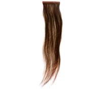 Qwik X 100 Percent Indian Remi Human Hair Tape Hair Extensions Colour 6 Dark Ash Brown 41cm
