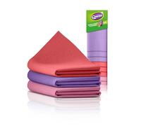 Qwikr Microfibre Cloths XXL Pack of 8 Purple, Red, Pink - Cleaning Cloths - Cleaning Cloths - Value Pack - 40 x 50 cm XXL Size - Ideal for Large Tasks - Microfibre Cloths - Washable at 60 Degrees