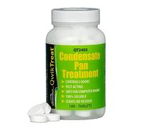 QwikTreat Condensate Pan Treatment Tablets, AC Drip Pan Tablets Air Conditioner Drain Line Cleaner, Control Odors, Overflow and Water Damage, 100 Tablets