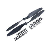 QWinOut 10x4.5 1045 1045R CW CCW Propeller Plastic Props Black Compatible for DJI F450 500 F550 FPV Multi-Copter RC Quadcopter Drone (1 Pair)