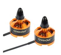 QWinOut 1806 2400KV CW CCW Brushless Motor for DIY 2-3S FPV Racing Drone 250 Mini Drone Multi-Rotor CC3D 260 330 RC Quadcopter (2 pcs CW)
