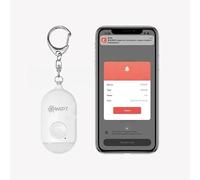 Qwipt SMART Emergency Personal Panic Safety Alarm-Smart Bluetooth app enabled - loud siren and strobing -bright flashlight torch - notifications to multiple contacts-location tracker-security