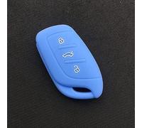 QWLEYCHN Silicone Rubber Car Key Fob Case Cover Set Skin Protector, for MG ZS EV HS 3button Key Remote Key Case