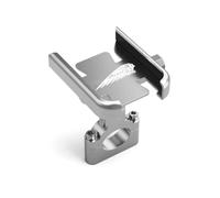 QWLMST For Indian FTR 1200 S/R FTR1200 Carbon/Rally Chief VINTAGE Scout Motorcycle Mirror Mobile Phone Bracket GPS Stand Holder-B Handlebar Silver