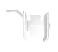 QWLMST For Yamaha XMAX XMAX125 XMAX250 XMAX300 125 250 Motorcycle Accessories Mirror Handlebar Mobile Phone Holder GPS Stand Bracket-Mirror Type Silver