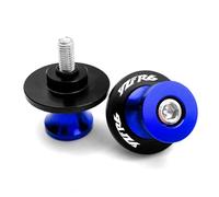 QWLMST Motorcycle For Yamaha YZF-R6 yzfr6 1999-2003 2004 2005 2006 2007 2008-2018 Accessories Swingarm Spools M6 Slider Stand Screws-Blue