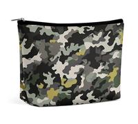 QWNMD Makeup Pouch Cosmetic Bag Lipstick Pouch Zipper Pouch Abstract Camouflage Printed Organizer Portable Toiletry Bag Accessories, Abstract Camouflage, 6.8 X 5.9 X 2.3 inch, Fashionable