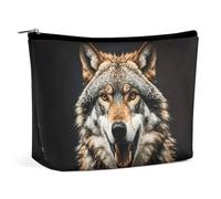 QWNMD Makeup Pouch Cosmetic Bag Lipstick Pouch Zipper Pouch Hungry Like A Wolf Printed Organizer Portable Toiletry Bag Accessories, Hungry Like A Wolf, 6.8 X 5.9 X 2.3 inch, Fashionable