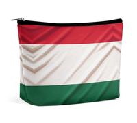 QWNMD Makeup Pouch Cosmetic Bag Lipstick Pouch Zipper Pouch Italy Flag Printed Organizer Portable Toiletry Bag Accessories, Italy Flag, 6.8 X 5.9 X 2.3 inch, Fashionable