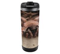 QWNMD Stainless Steel Water Bottle Large Mexican Pink Tarantula Printed Insulated Tumblers Stainless Steel Drinking Cup Durable And Easy to Clean for Sports And Travel