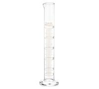 QWORK® 1 Pack Glass Graduated Cylinder 50ml, Borosilicate Glass,Heavy Wall, Flared Top Lip