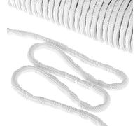 QWORK® 10 Meter Heavy Lead Weight Curtain Tape, Curtain Weights Wire, 50g/M, For Various Types Of Curtains, Fabric Decorations