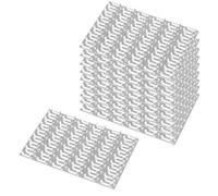 QWORK 10 Pack 4" x 6" Heavy-Duty Truss Mending Plate Staggered-Tooth Metal Plates for Wood Connection