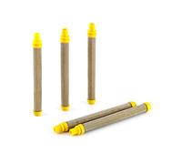QWORK® 100 Mesh Airless Spray Gun Filter Elements, Push on Type Filter for Airless Paint Spray Gun, 5 Pcs