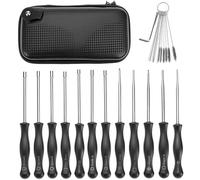 QWORK® 12Pcs Carburetor Adjustment Screwdrivers Set, Compatible with STIHL, Husqvarna, and 2-Stroke Engines