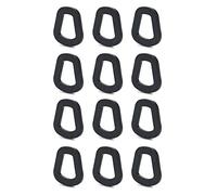 QWORK® 12pcs Jerry Can Gasket Replacement, Jerry Can Spout Rubber Seals for 20L/5 Gallon NATO Jerry Can