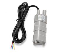 QWORK 12V Submersible Water Pump 840L/H 17W DC Micro Pump - High Flow Quiet Operation for Aquarium Fish Tank, Fountain, Pond, Camper Shower - Reinforced Transfer Pump with 1.5M Cable