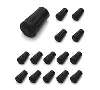 QWORK® 15 Pcs Walking Stick Tip Cap, Replacement Ferrules Rubber Ends for Hiking Poles Walking Sticks (11mm/0.5inch)