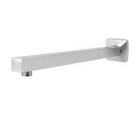 QWORK® 16 Inch Stainless Steel Shower Extension Arm, Polished Chrome Finished, Universal 1/2" Connection, for Bathroom Rain Showerhead