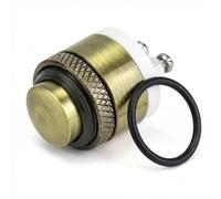 QWORK® 16mm Brass Door Bell Switch, Momentary Push Button 12V/24V/36V DC 2A ON Off Waterproof Push Button for 16mm Mounting Hole