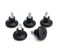 QWORK® 2” Office chair feet, Carpet Chair Casters, Replacement Office Chair Swivel Caster Wheels to Fixed Stationary Castors, 5Pcs