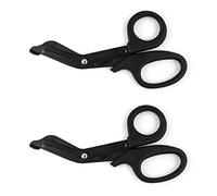 QWORK 2 Pack 7-1/4" Emergency Shears, Stainless Steel EMT Medical Trauma Shears for Nurses, Students, Emergency Room