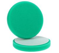 QWORK® 2 PACK Green Polishing Foam Pad 150mm (6 inch), Compound Buffing Sponge Pads, Ideal for Sanding, Polishing and Waxing