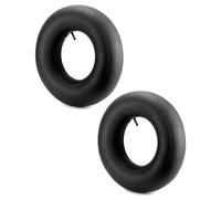 QWORK® 2 Pieces 4.80/4.00-8 Wheelbarrow Inner Tube, Replacement Inner Tubes, Straight Valve, for Lawn Movers, Hand Trucks