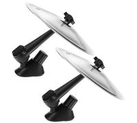 QWORK 2 Pieces car ventilation cymbals, adjustable mini cymbals, car crash cymbals
