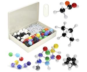 QWORK® 240 Pcs Molecular Model Chemistry Kit Molecular Model of Organic and Inorganic Chemistry Suitable for School Teaching and Experiments