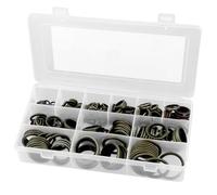 QWORK® 245Pcs Oil Seal Washer Assortment Set, 6-30mm Oil Sealing Washer