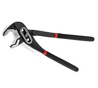 QWORK® 250mm Water Pump Plier - 85mm Max Jaw Opening, Non-Slip Rubber Grip - Quick Change Adjustable Plier