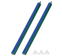 QWORK® 2PCS 12-inch Air Stone Bar Bubble Diffuser Strip with 2 Oxygen Tube Holder for Aquariums & Hydroponics