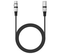 QWORK 2Pcs 5M XLR Male to Female Microphone Cable, Anti-interference, for Audio Mixer, Microphone, Speaker
