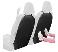 QWORK® 2Pcs Car Seat Kick Mats, Car Back Seat Protector, for SUVs, Jeeps, Trucks