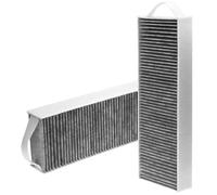QWORK® 2PCS PURE Activated Carbon Filter Compatible with Bora Pure/X Pure/S Pure/PURU/PUXU/PUAKF - Recirculation Replacement Filter Accessory