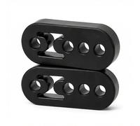 QWORK® 2PCS Universal Car Exhaust Hanger 4 Holes Exhaust Bracket Rubber Muffler Hanger for Protecting Car Exhaust System