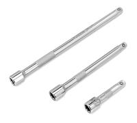 QWORK® 3 Piece 1/4 Inch Drive Extension Bar Set,CR-V Steel,Extensions Socket, 2", 4", and 6"