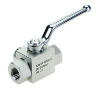 QWORK 3-Way High Pressure Hydraulic Ball Valve, 1/2" NPT Female, 7250 PSI, for Controls Flow Direction of Water, Oil, Gas
